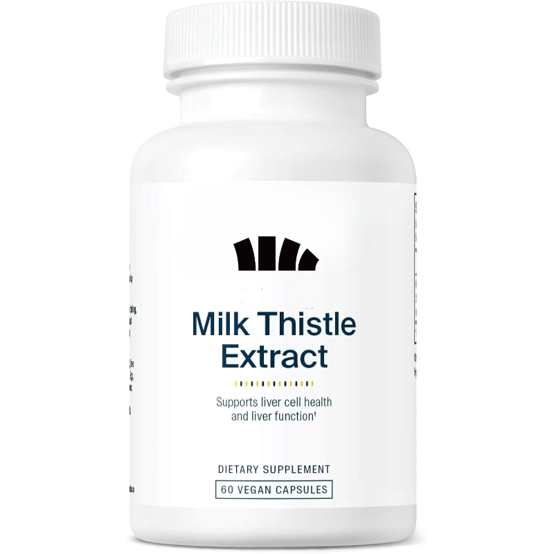 Milk Thistle Silymarin - แคปซูลมิลค์ธิสเทิล 1000 มก. ที่มีสารซิลิมารินและรากแดนดิไลออน ช่วยบำรุงสุขภาพตับ 60
