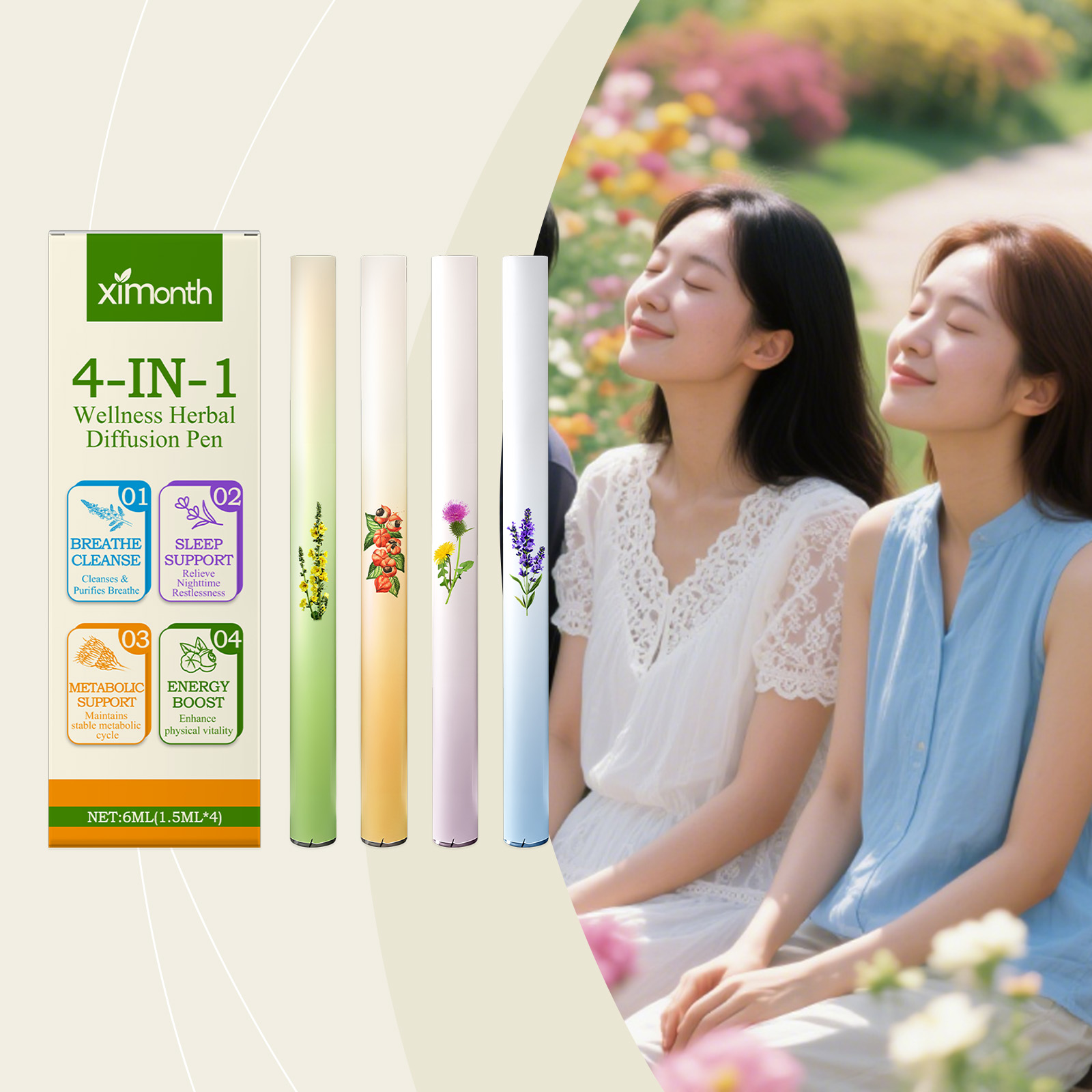 Herbal And Wellness - แท่งสมุนไพร 4 in 1 ช่วยเพิ่มพลังงาน บำรุงสุขภาพตามธรรมชาติ