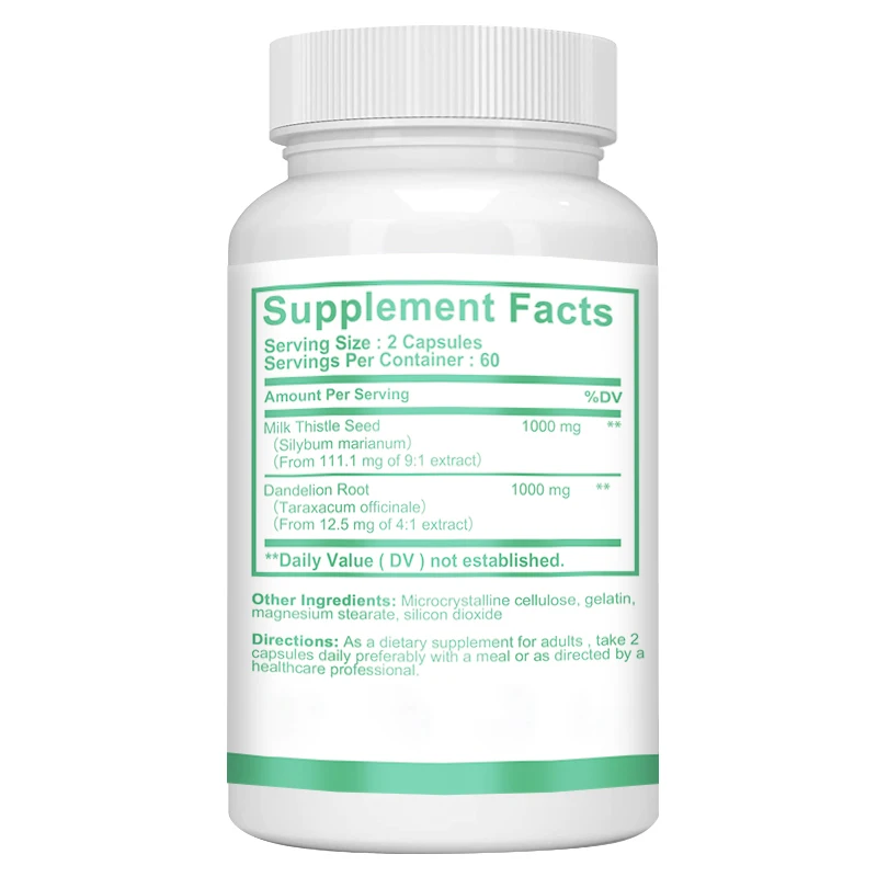 Milk Thistle Capsules 1000มก.  - Milk Thistle Silymarin บทวิจารณ์และราคา