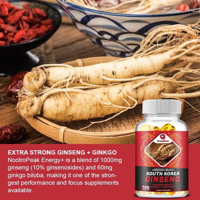 แคปซูลโสมแดงเกาหลี - สนับสนุนร - Ginkgo Biloba Extract บทวิจารณ์และราคา