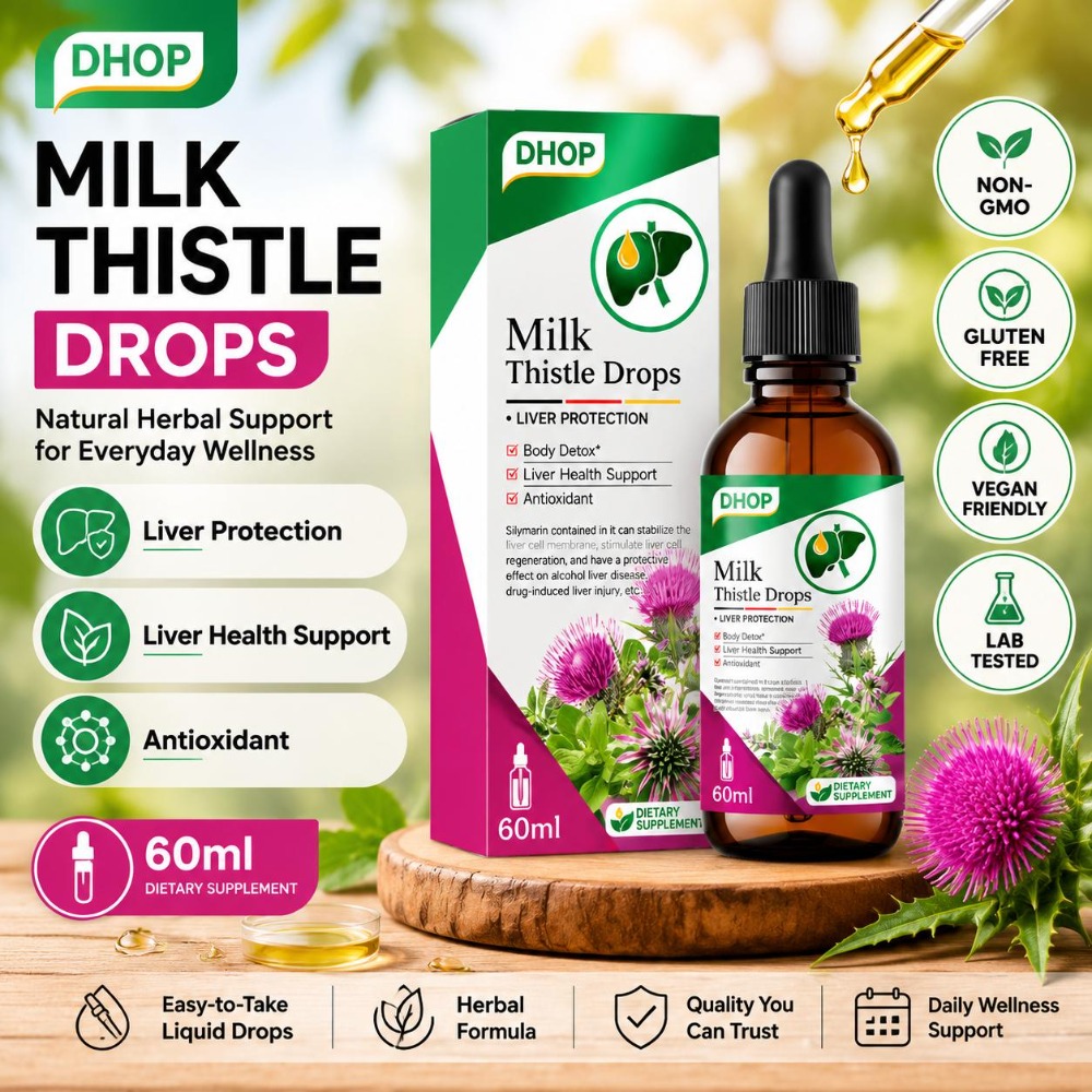 DHOP มิลค์ธิสเทิล ดรอปส์ สารสก - Milk Thistle Silymarin บทวิจารณ์และราคา