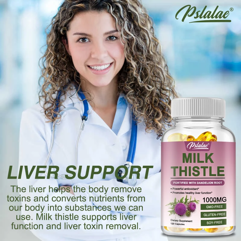 อาหารเสริม Thistle นมธรรมชาติ  - Milk Thistle Silymarin บทวิจารณ์และราคา