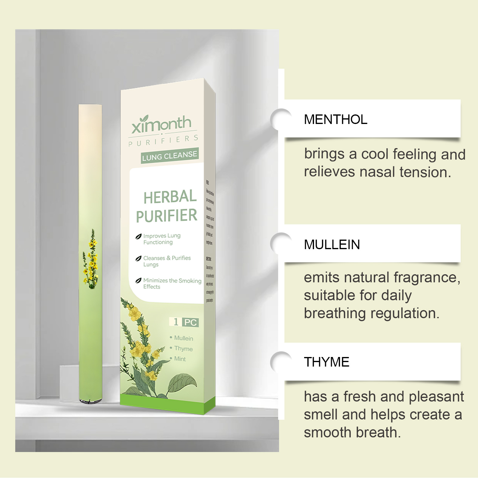 แท่งสมุนไพรธรรมชาติ ช่วยให้ลมห - Herbal And Wellness บทวิจารณ์และราคา