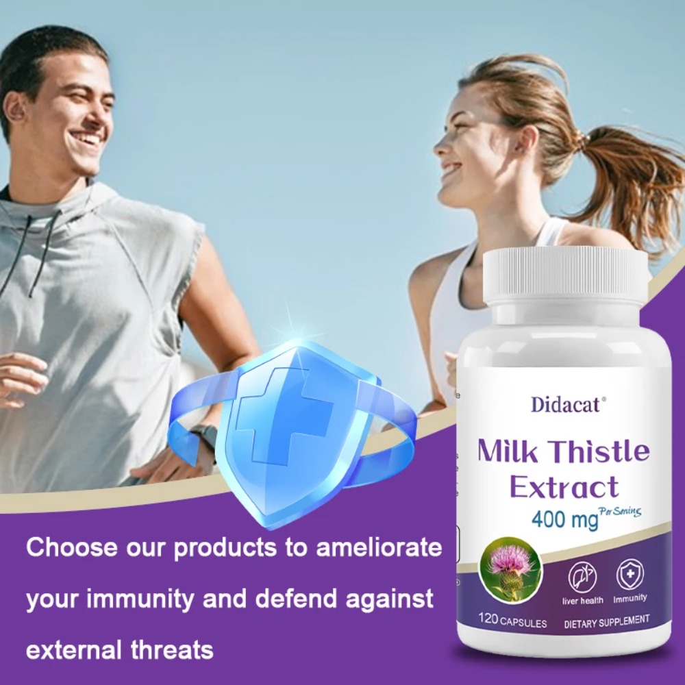 เมล็ดมิลค์ธิสเทิล 400 มก., ซิล - Milk Thistle Silymarin บทวิจารณ์และราคา