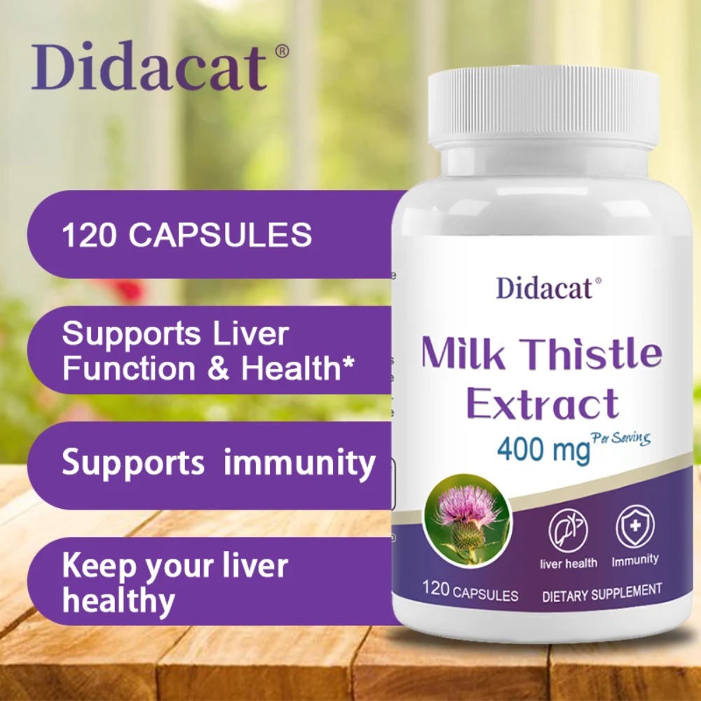 เมล็ดมิลค์ธิสเทิล 400 มก., ซิล - Milk Thistle Silymarin บทวิจารณ์และราคา