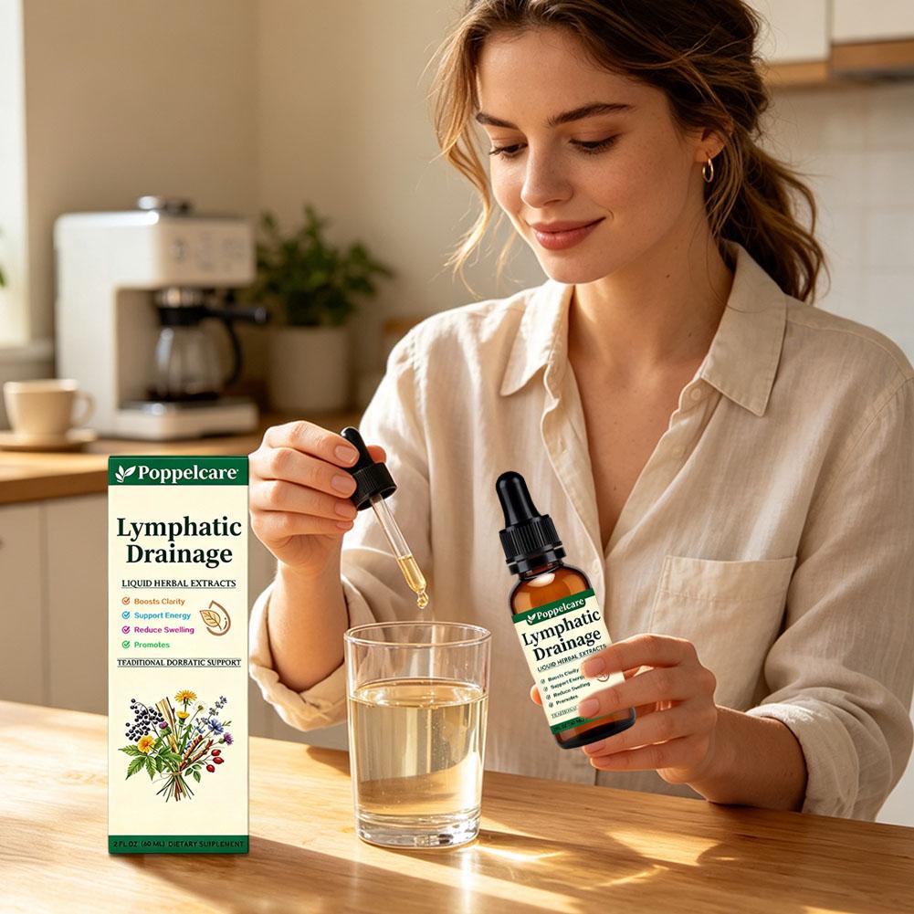 หยดสมุนไพรสำหรับการระบายน้ำเหล - Herbal And Wellness บทวิจารณ์และราคา