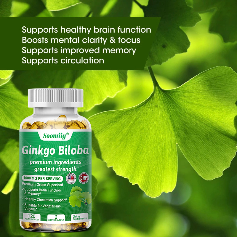 แคปซูลแปะก๊วยบิโลบา - อาหารเสร - Ginkgo Biloba Extract บทวิจารณ์และราคา