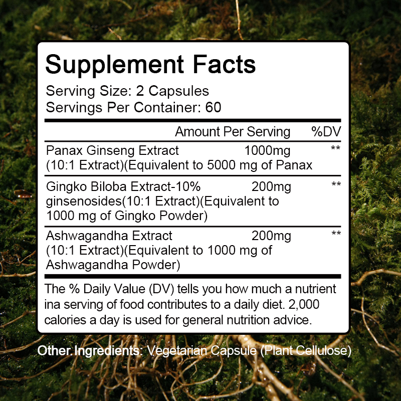 แคปซูลโสม + แปะก๊วย - พรีเมียม - Ginkgo Biloba Extract บทวิจารณ์และราคา