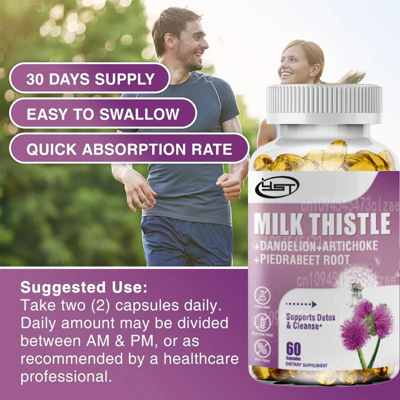 อาหารเสริมมิลค์ธิสเทิลที่มีส่ว - Milk Thistle Silymarin บทวิจารณ์และราคา